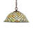 12" Wide Tiffany Fishscale Pendant