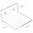 4 Piece Square Glass Floating Shelf