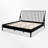 Wood Spindle Platform Bed, Mid-Century Modern-1810802906-1810802903