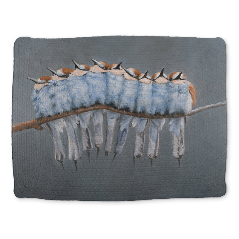 Bird Bedroom Placemat - Braided Polyester | Home Decor