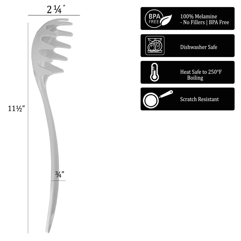 Reston Lloyd Melamine Cooking Spaghetti Fork, Indigo