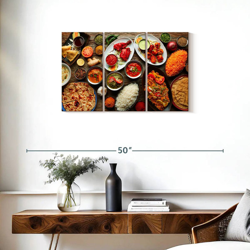 Yarlin Indian Cuisine Specialties, 20" H x 33" W