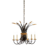 Wheat 6 - Light Chandelier
