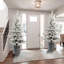 Arbre de vacances compact et réaliste avec décor élégant pour les plateaux de table