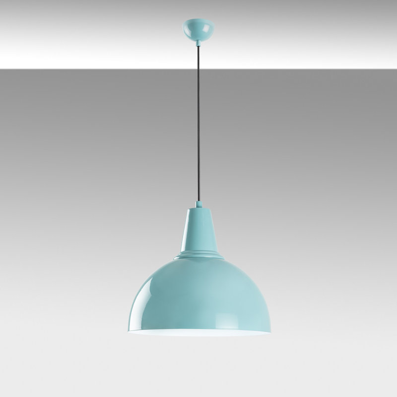 Lustre turquoise élégant, hauteur réglable 12 - 47,6 pouces | Corps en métal, plaque de base de 11,8 x 2,8 po | Douille E27 de 40 W maximum (ampoule non incluse) | Éclairage élégant pour le salon, la salle à manger et plus encore