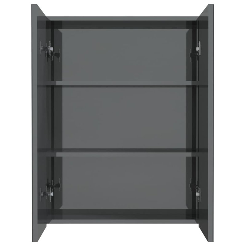 Guile Bathroom Cabinet, Shining Grey