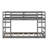 Gray Twin Over Bunk Bed With , Solid Pine Legs, Full - Length Guardrail For Security, Space Saving Small Bedrooms, Slat Kit Included Frame Stability, , Functional In Limited Spaces, Fits Mattresses