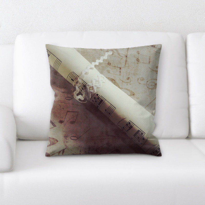 Microsuede Reversible Throw Pillow