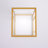 Contemporary Gold 24.75 Inch Space-Saving C-Shape Side Table-1687232277