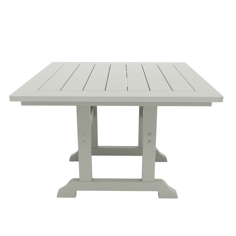 Laguna Square Outdoor Dining Table, 43" W, 43" D, Sand