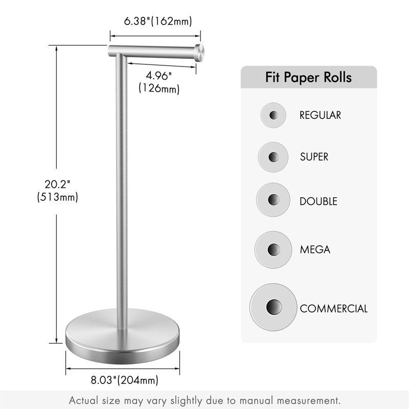 Free Standing Toilet Paper Holder