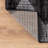 Black Ivory Geometric Stripe Area Rug-1671288301
