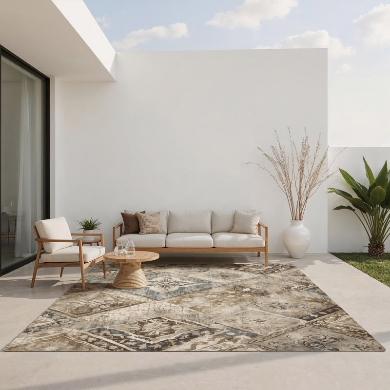 Tapis intérieur et extérieur Eernal Legacy, Rectangle 4pi x 6 pi