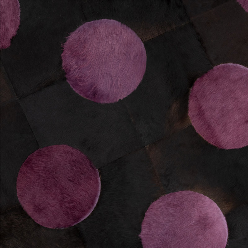 Art Hide X Greg Natale Cowhide Block Print Area Rug