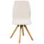 50cm H Boucle Upholstered Upholstered Back Accent in White