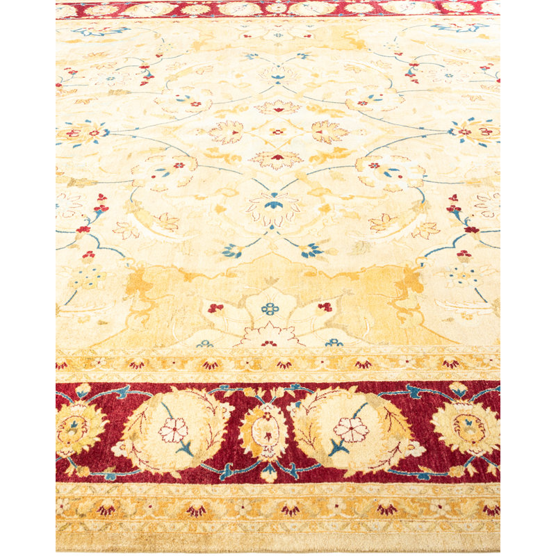 Classic One-of-a-Kind 9' 1" X 12' 3" Hand Knotted Area Rug