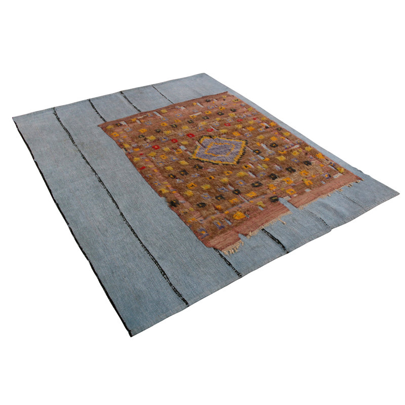One-of-a-Kind 5'5" x 6'8" Hand Knotted Area Rug