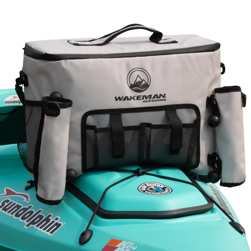 Wakeman Outdoors Kayak Cooler - Seat Back Fishing Cooler - Water-Resistant Insulated Bag - 8-12 Hour Cooling Time - Kayak Accessories