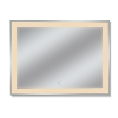 Edison Metal Flat Wall Mirror