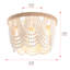 Plafonnier encastré rustique 3 lumières Boho Farmhouse