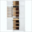 Armoire de cuisine Farmhouse avec 8 portes, armoire de rangement avec 4 tablettes réglables, tiroir caché, support à vin, armoire polyvalente pour la cuisine, la salle à manger et la salle de bain-117856653