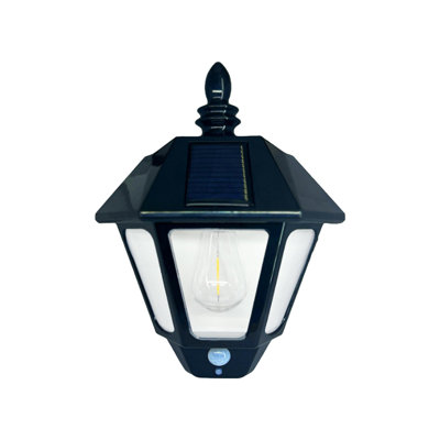 Luminaire mural solaire solaire pour l'extérieur avec capteur de tungstène à trois lumières