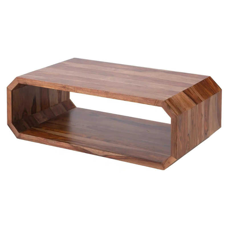 Doxon Natural Wooden Rectangular Coffee Table