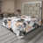 Blanc, gris anthracite ,ambre / floral est en rupture de stock