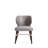 Strine Velvet And Leatherette Side Chair Dining Chair-103793052