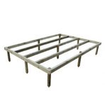 14 ft. W x 8 ft. D  Timber Shed Base
