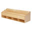 7 Compartment Manufactured Wood Book Display