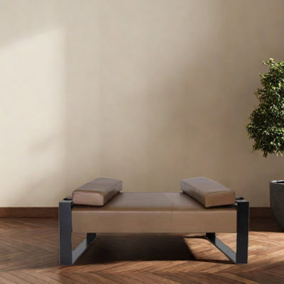 Banc en cuir