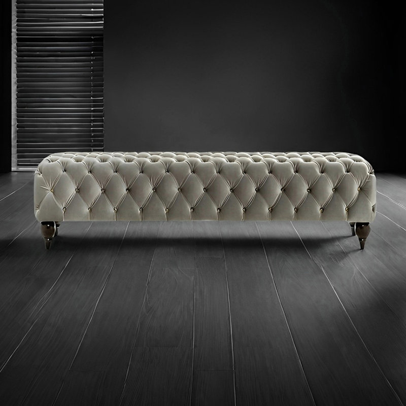 Banc de rangement Lannis, H 17,71 po x l 62,99 po x P 19,68 po