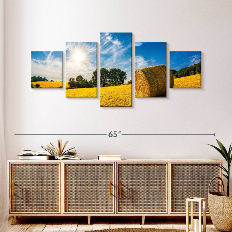 Hay Bales, 24" H x 55" W