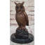 Sculpture hibou miniature en métal Hot Bronze