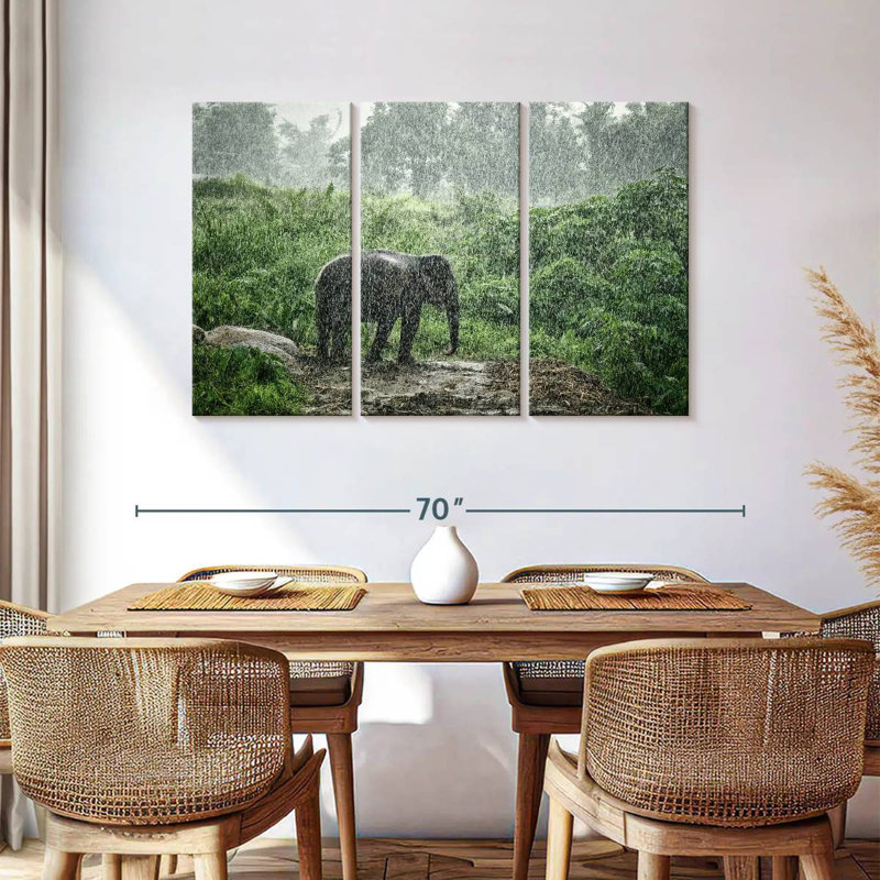Brampt Elephant Rain Bath, 36" H x 57" W