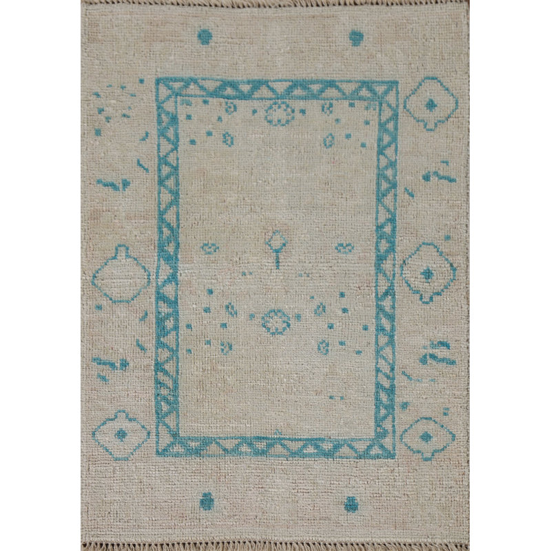 Tapis teint à la main Oushak