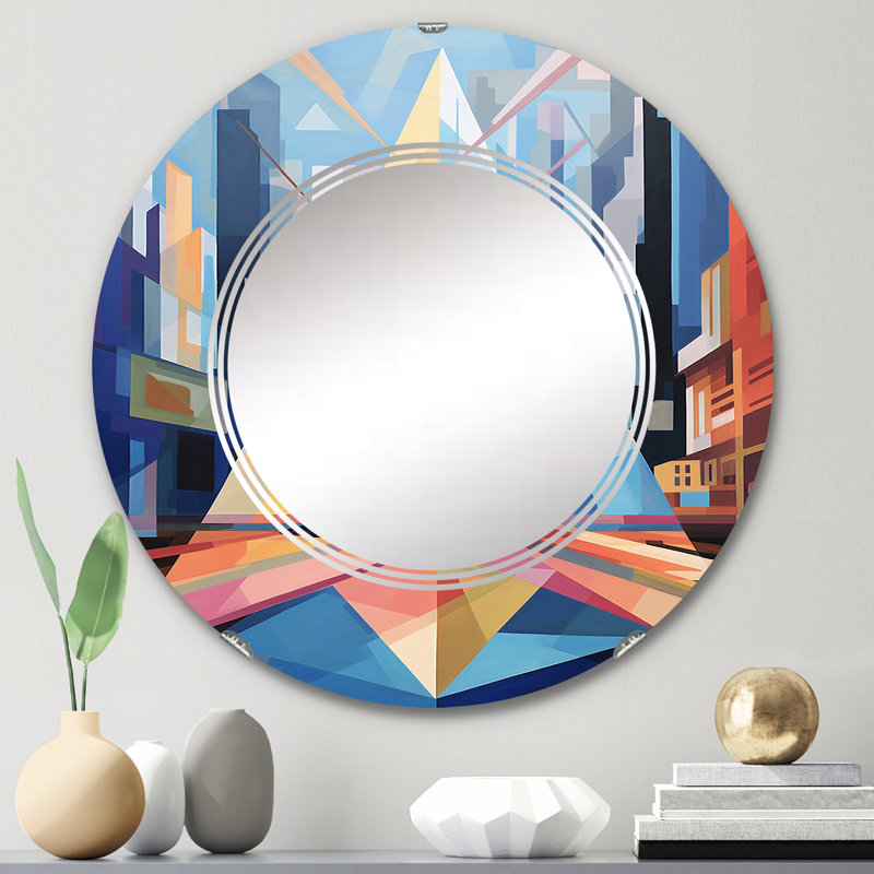 Zobe - Yoga Wall Mirror Round, 24 po x 24 po