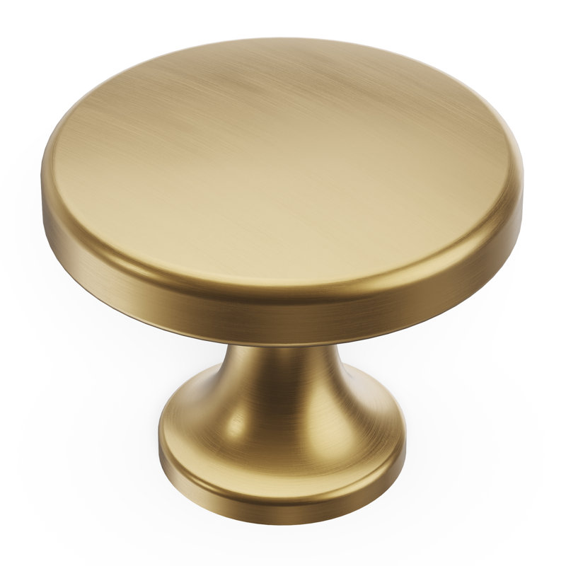 Forge Collection Round Knob - 1-3/8 " Diameter Cabinet Knob Champagne Bronze - Farmhouse Hardware for Drawers & Cabinets, 10