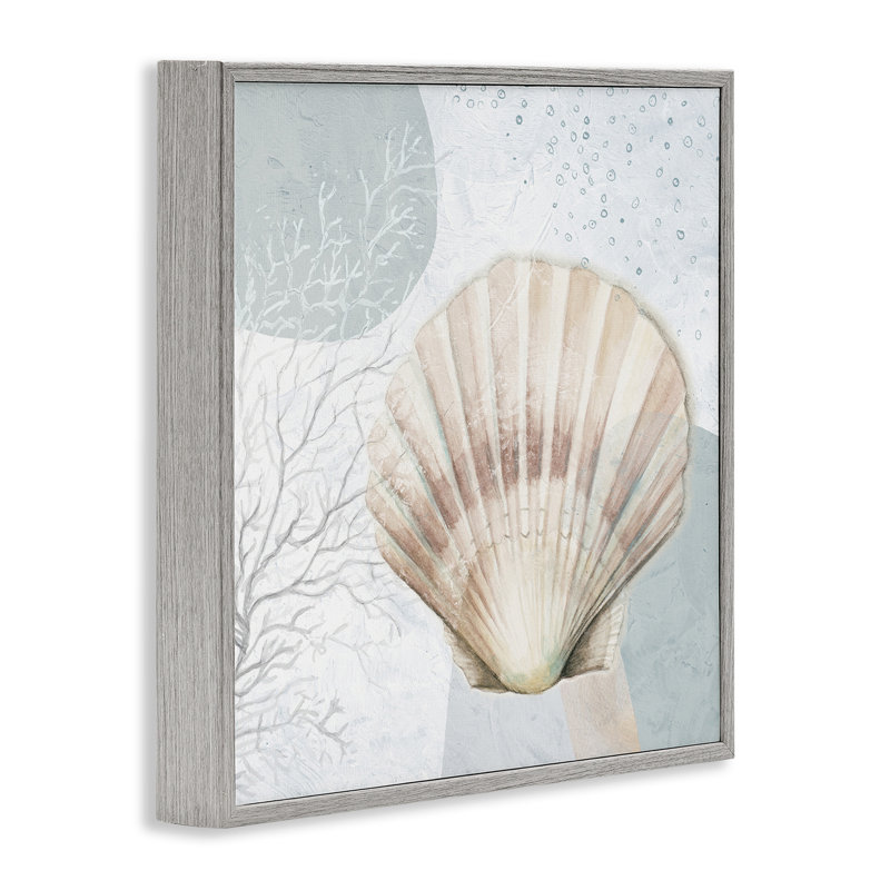 «Seashell Circle», estampe numérique par Patricia Pinto, Estampe numérique Farmhouse, H 17 po x l 17 po