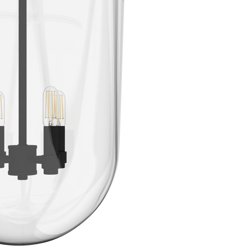 Sacha 4 - Light Urn Pendant, Natural Iron