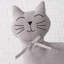 Butoir de sol en tissu Kitty