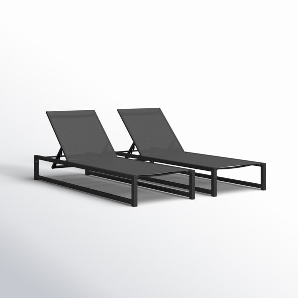 metal frame chaise lounge