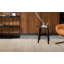 Abrey Round End Table with Wooden Base
