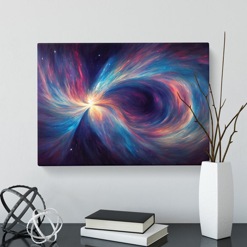 Universe Swirl - Wrapped Canvas, 50cm H x 76cm W x 3cm D