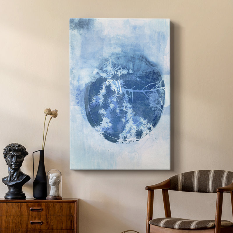 Ciel d'hiver - galerie Cavas sur mesure, H 27 po x l 18 po