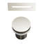 Baignoire de trempage autoportante 27 po. x 72 po.