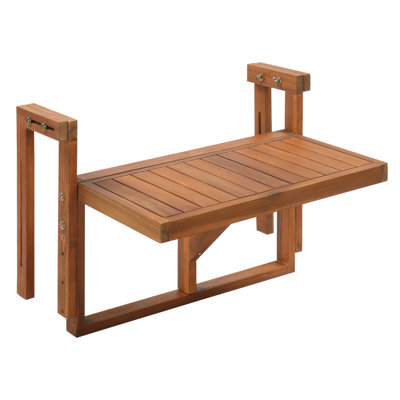 Patio Folding Fir Wood Side Table