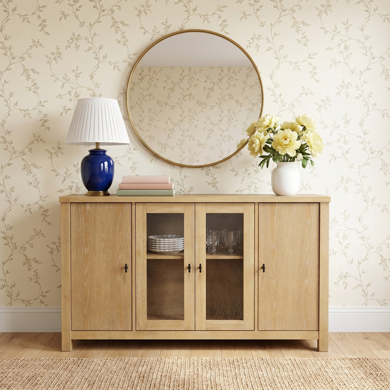 Annabel Glass & Wood Sideboard