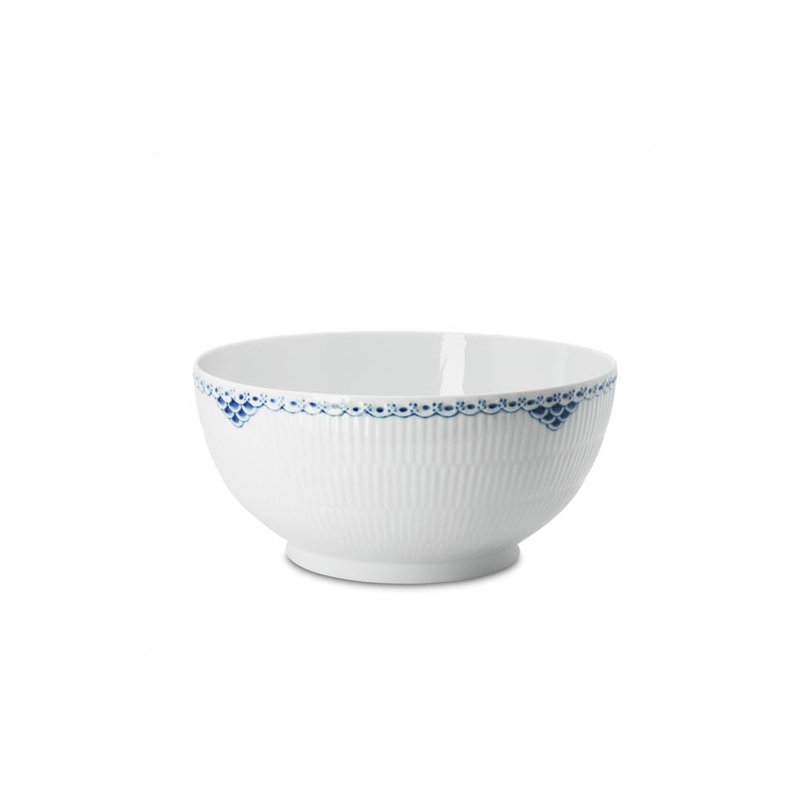 Royal Copenhagen Princess Serving Bowl, 4.52" H x 9.45" W x 9.45" D